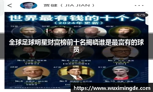 全球足球明星财富榜前十名揭晓谁是最富有的球员